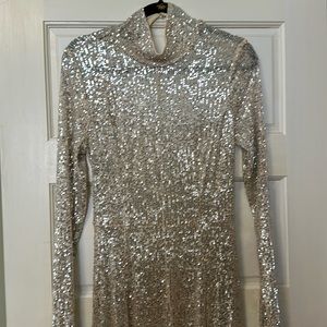 Sheer Sequin Free People Maxi Slip